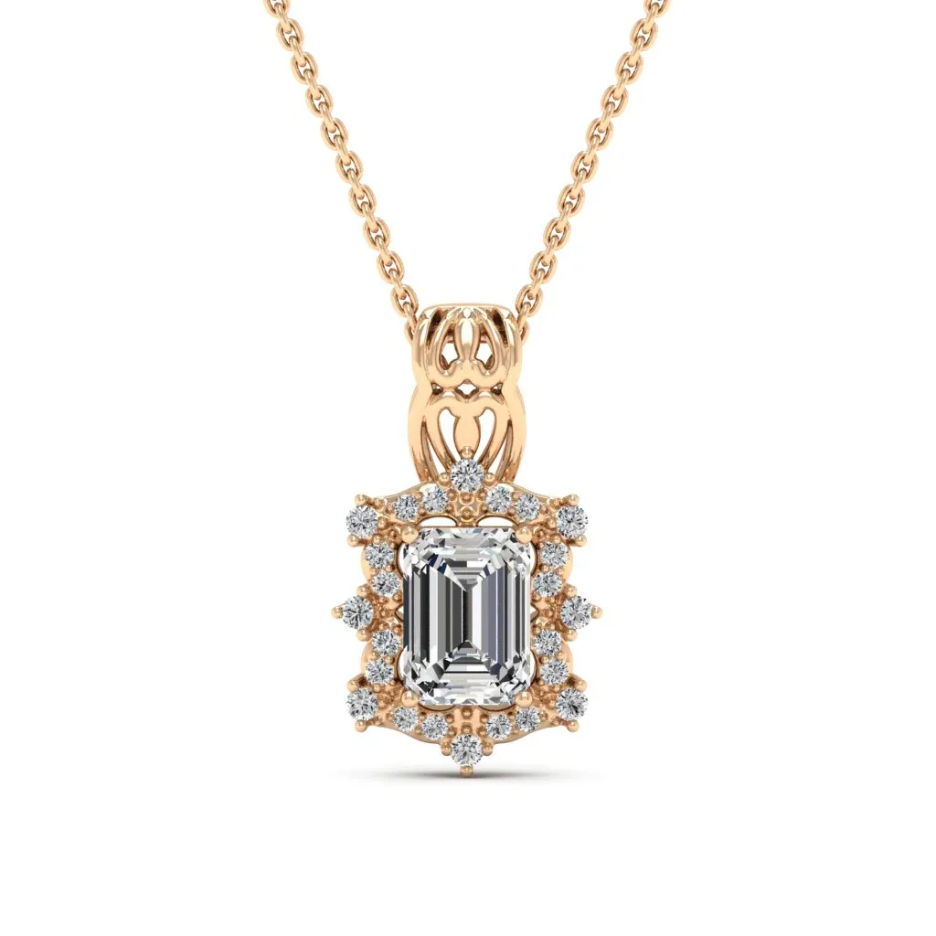 1.19 d.e.w cts Bridget Moissanite Necklace