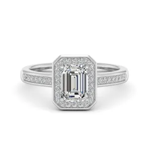 1.24 d.e.w cts Evelyn Moissanite Ring