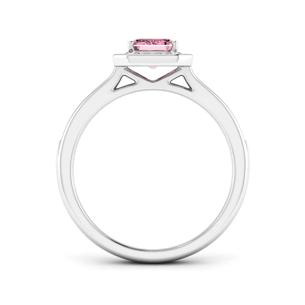 1.24 d.e.w cts Evelyn Moissanite Ring