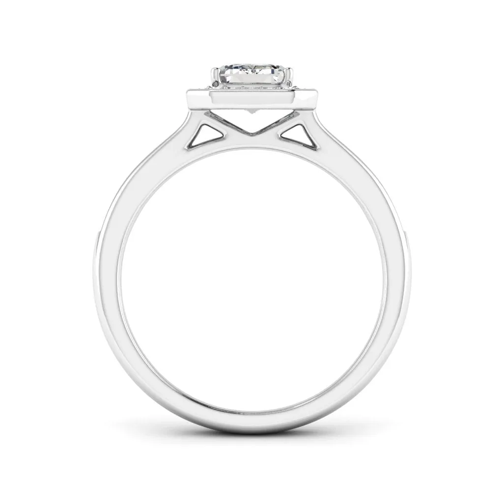 1.24 d.e.w cts Evelyn Moissanite Ring
