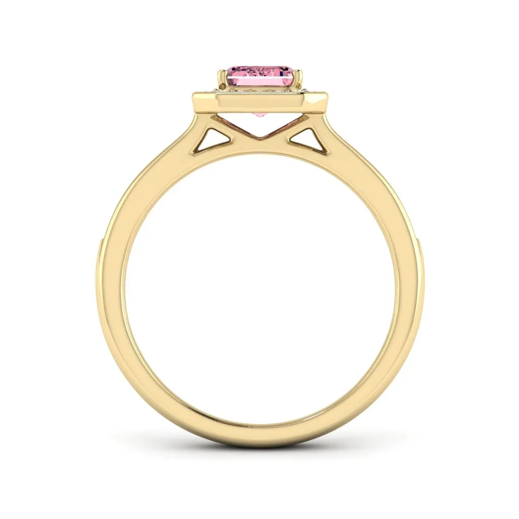 1.24 d.e.w cts Evelyn Moissanite Ring