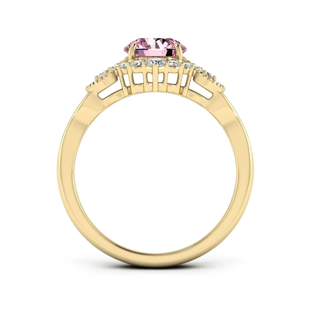 1.33 d.e.w cts Allison Moissanite Ring