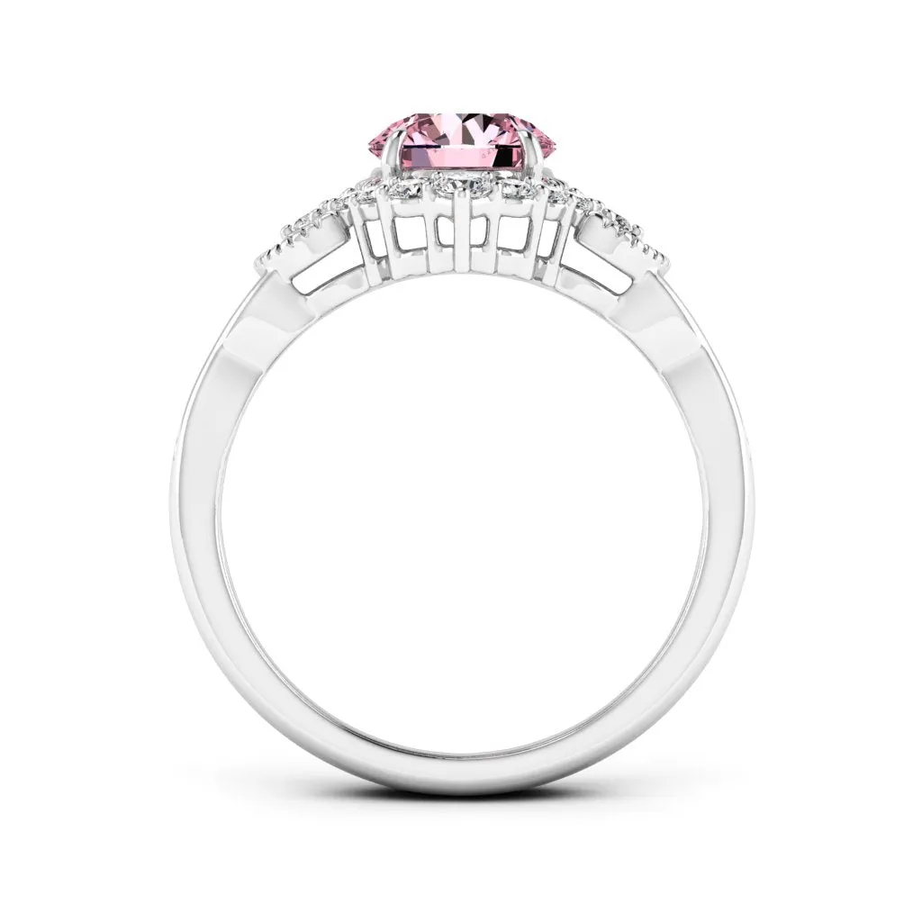 1.33 d.e.w cts Allison Moissanite Ring