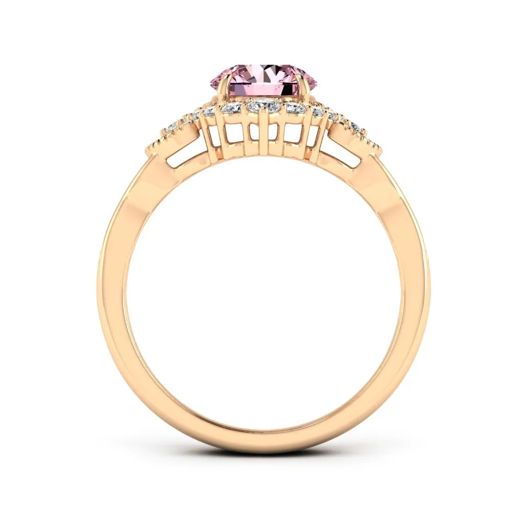 1.33 d.e.w cts Allison Moissanite Ring