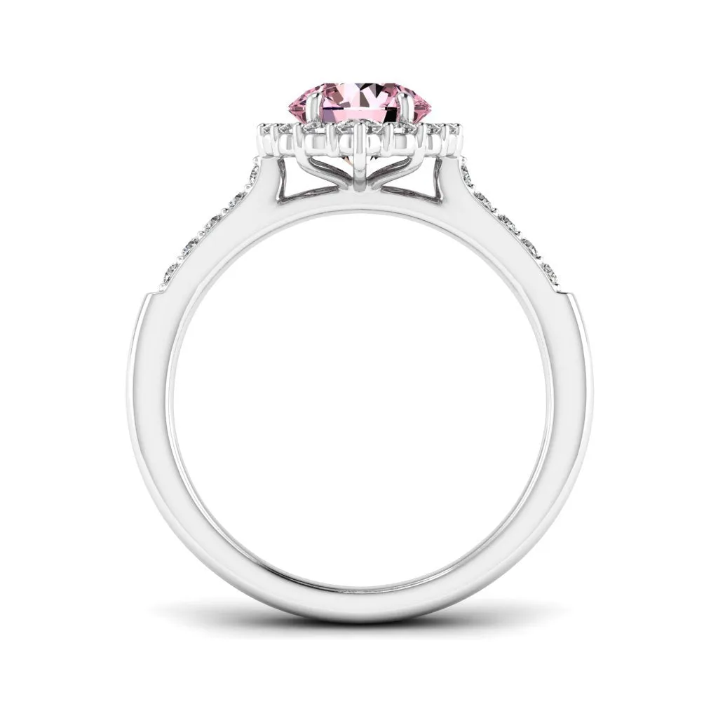 1.33 d.e.w cts Catherine Moissanite Ring