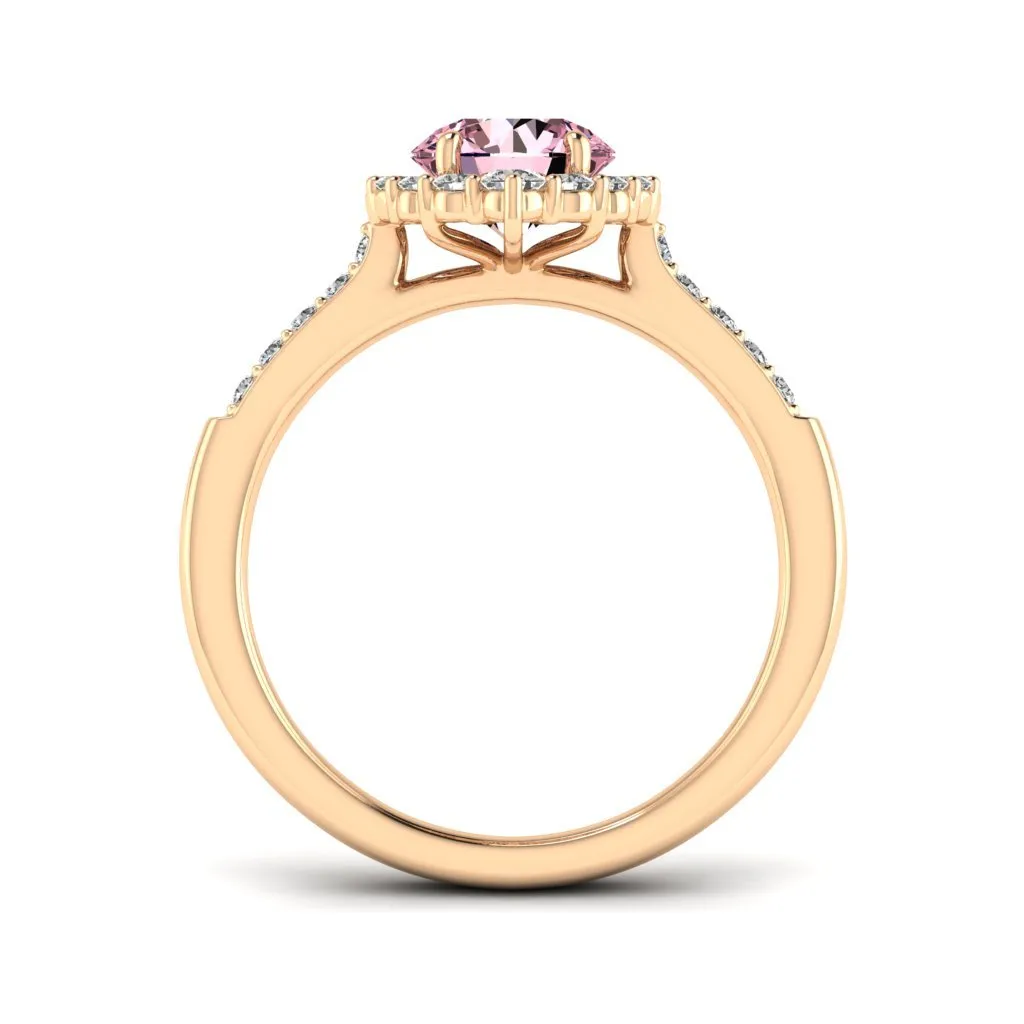 1.33 d.e.w cts Catherine Moissanite Ring