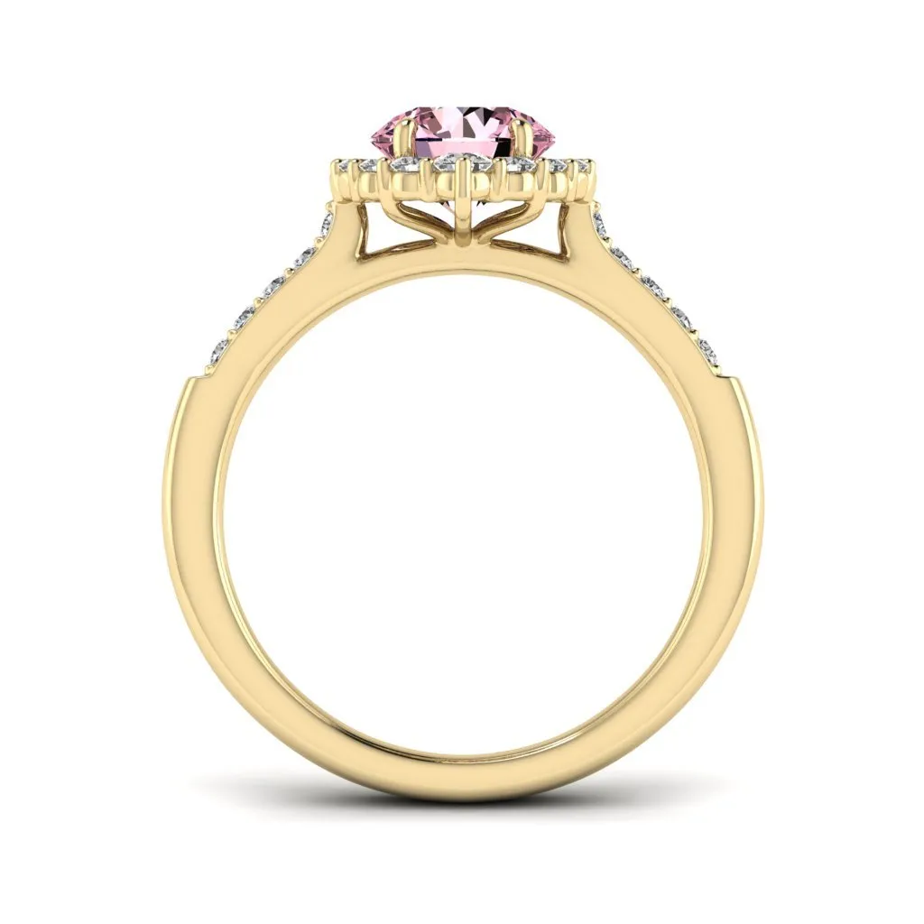 1.33 d.e.w cts Catherine Moissanite Ring