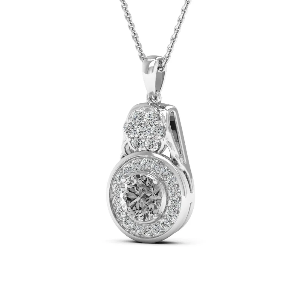 1.41 d.e.w cts Katie Moissanite Necklace