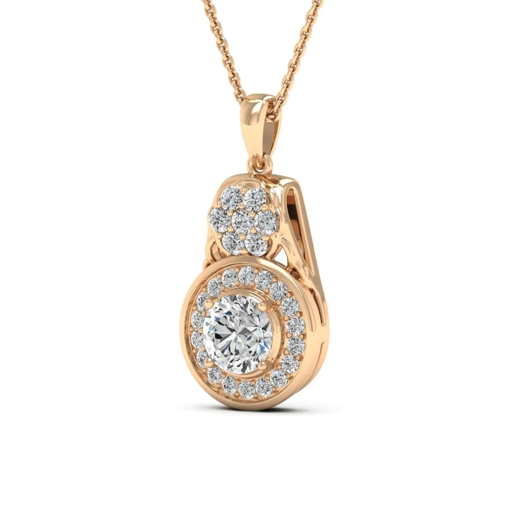 1.41 d.e.w cts Katie Moissanite Necklace