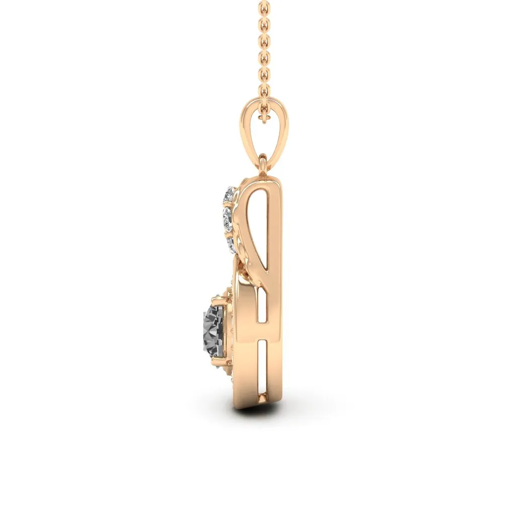 1.41 d.e.w cts Katie Moissanite Necklace