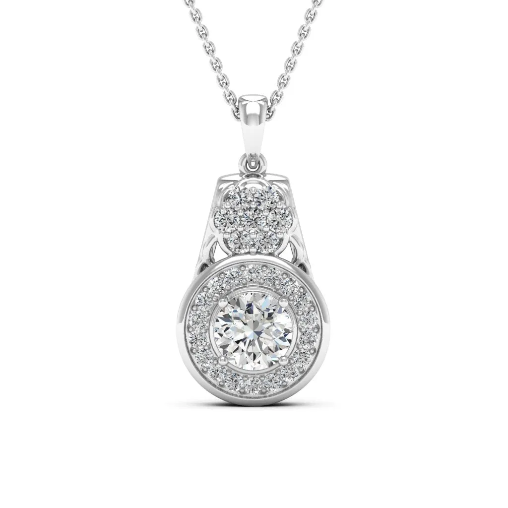 1.41 d.e.w cts Katie Moissanite Necklace