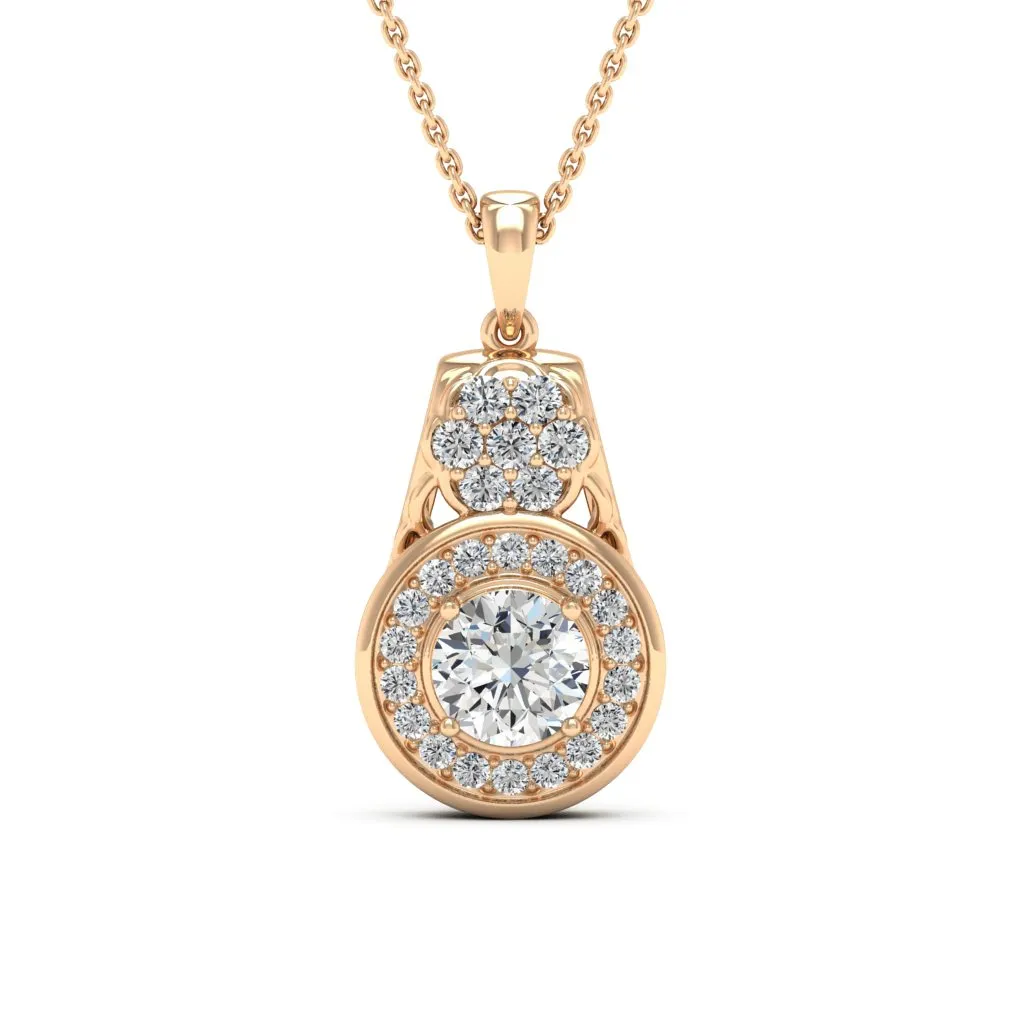 1.41 d.e.w cts Katie Moissanite Necklace