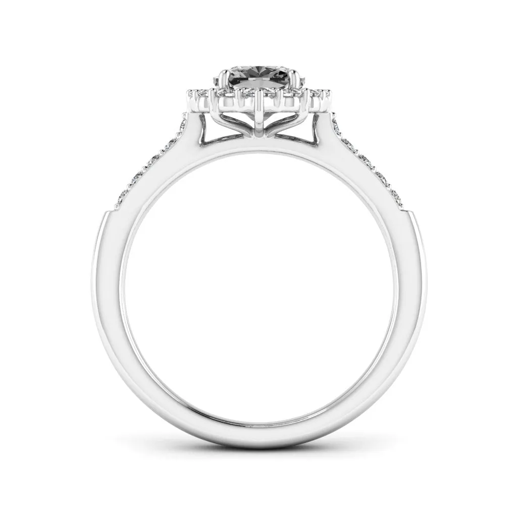 1.46 d.e.w cts Catherine Moissanite Ring