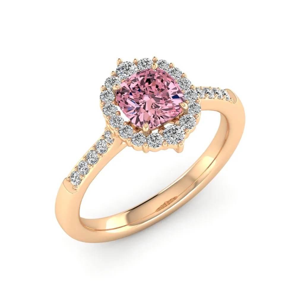 1.46 d.e.w cts Catherine Moissanite Ring