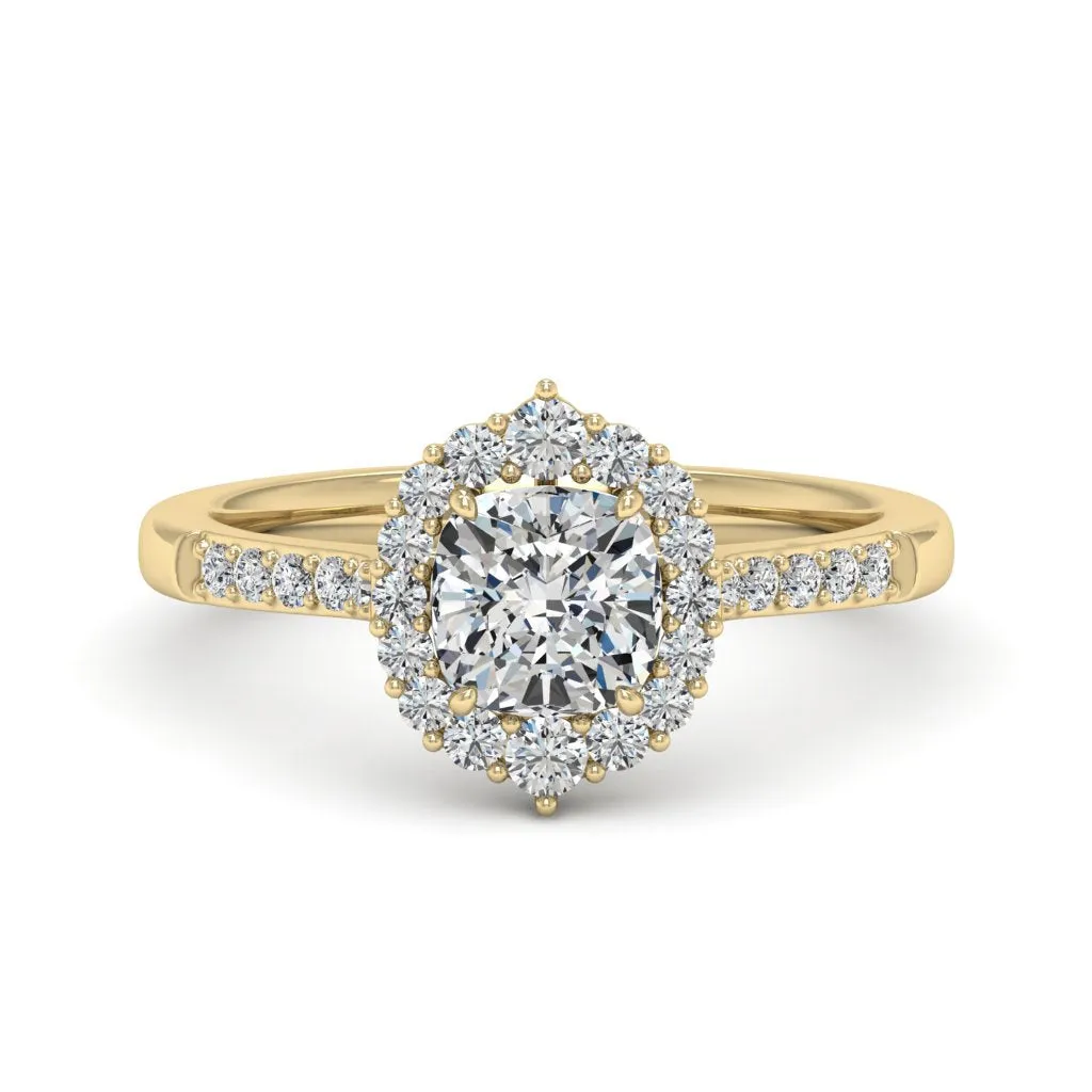 1.46 d.e.w cts Catherine Moissanite Ring