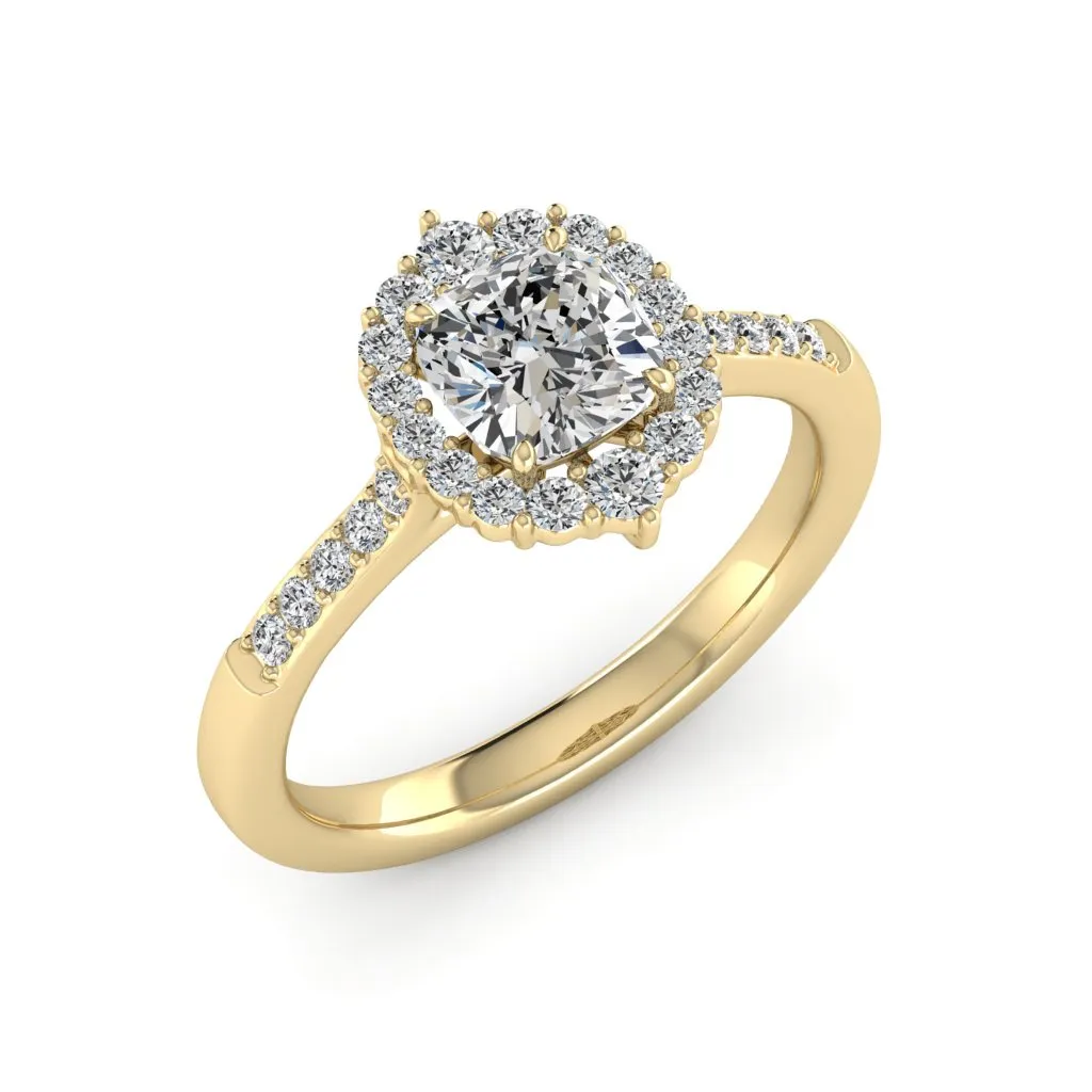 1.46 d.e.w cts Catherine Moissanite Ring