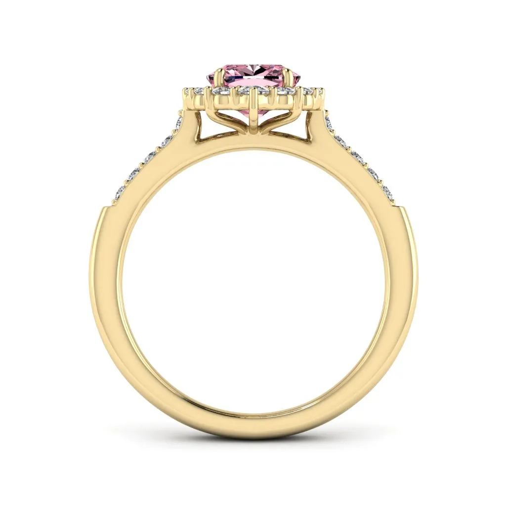 1.46 d.e.w cts Catherine Moissanite Ring