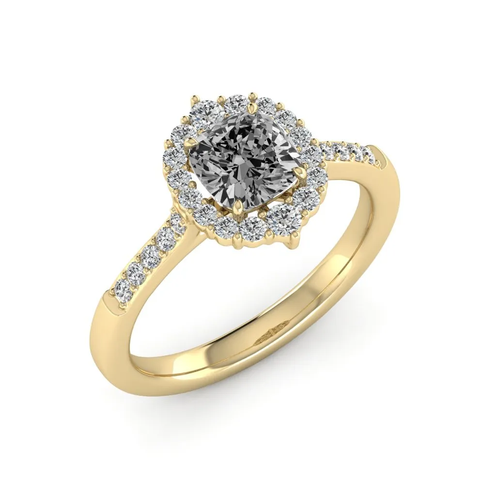 1.46 d.e.w cts Catherine Moissanite Ring