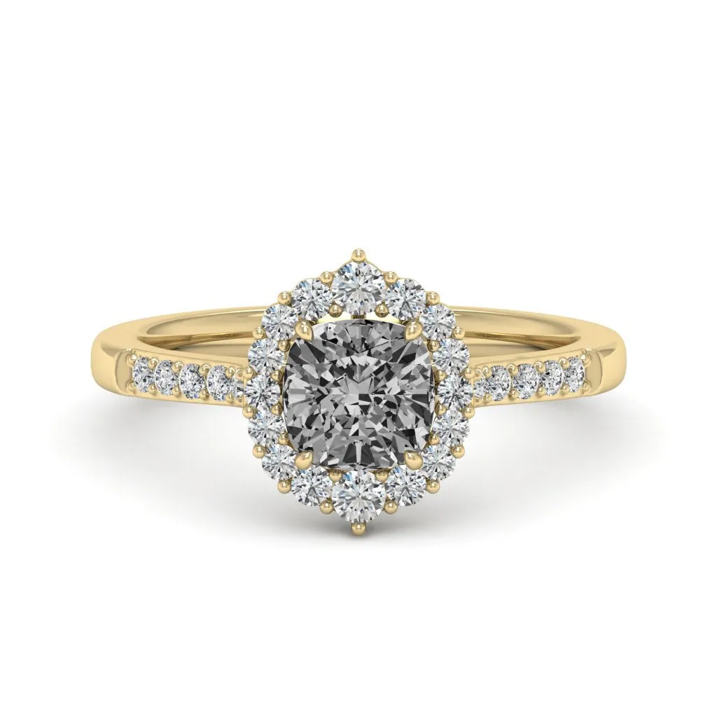 1.46 d.e.w cts Catherine Moissanite Ring