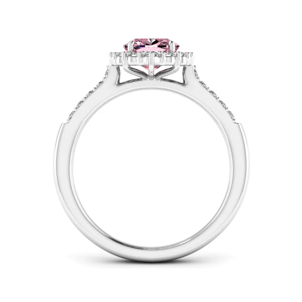 1.46 d.e.w cts Catherine Moissanite Ring