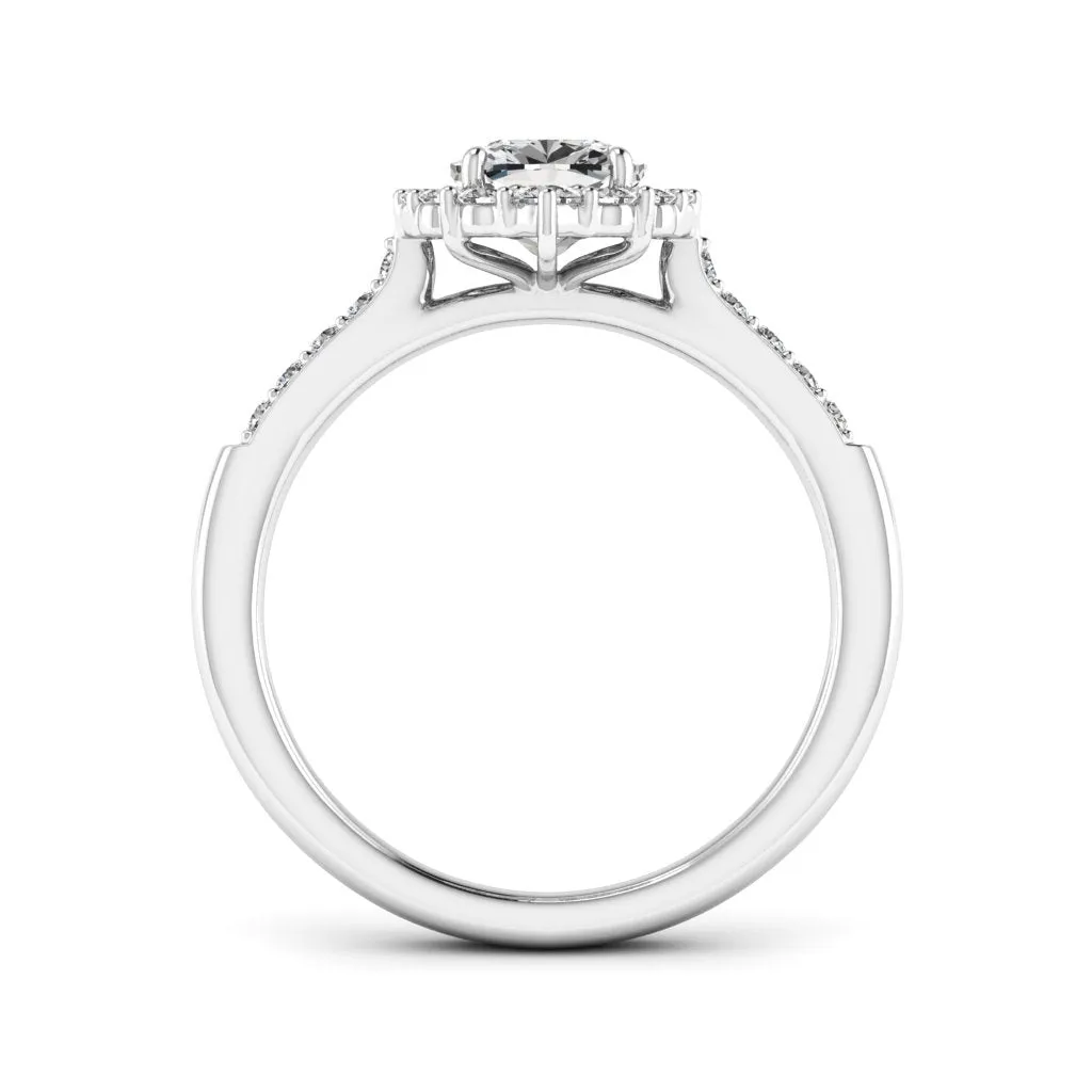 1.46 d.e.w cts Catherine Moissanite Ring