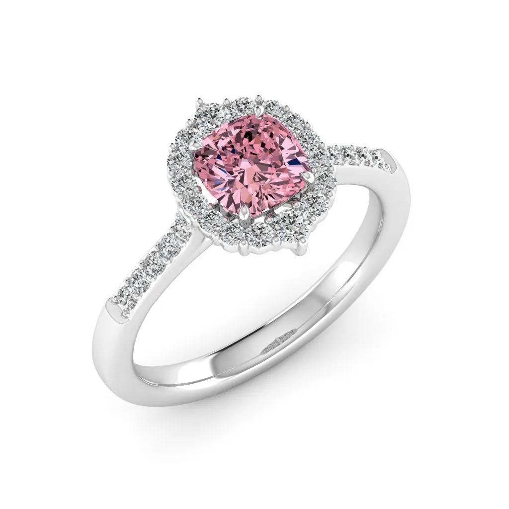 1.46 d.e.w cts Catherine Moissanite Ring
