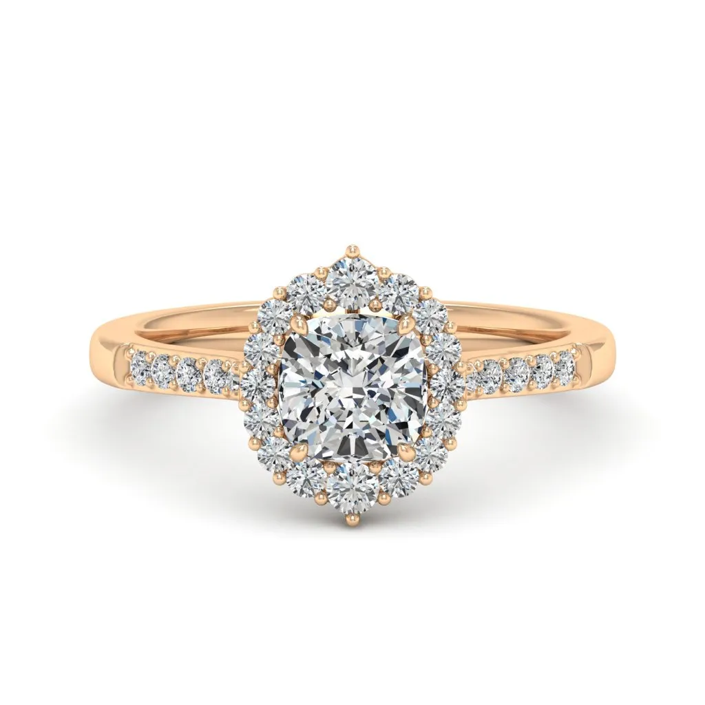 1.46 d.e.w cts Catherine Moissanite Ring