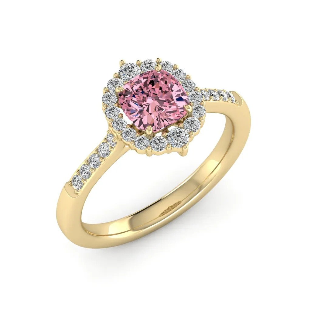 1.46 d.e.w cts Catherine Moissanite Ring