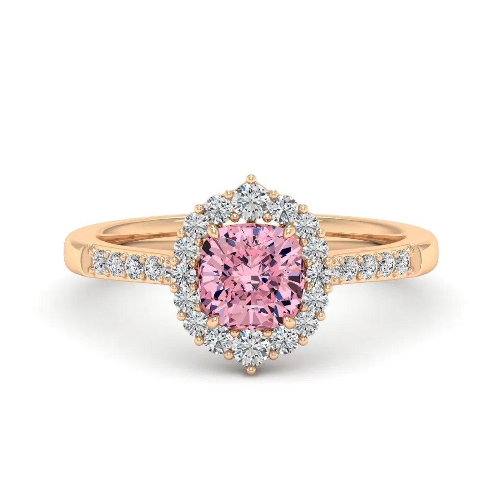 1.46 d.e.w cts Catherine Moissanite Ring