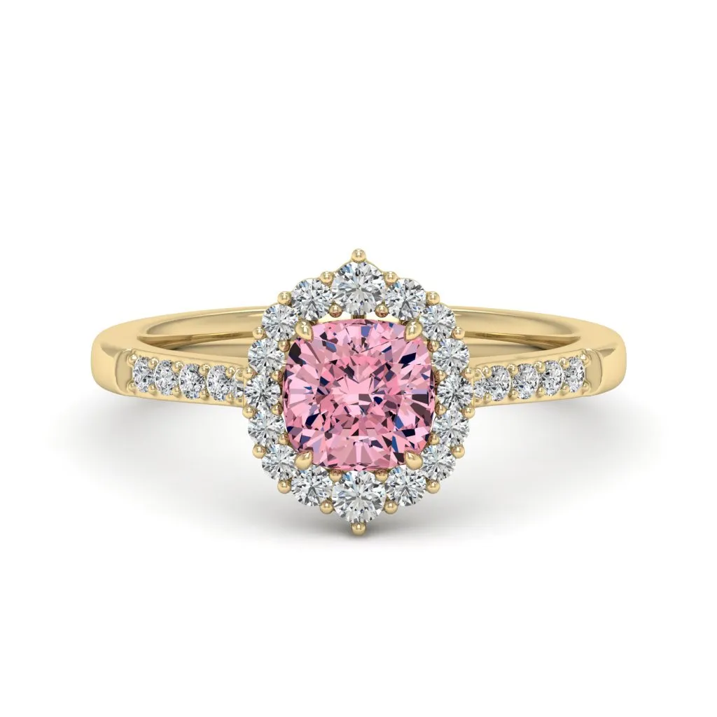 1.46 d.e.w cts Catherine Moissanite Ring