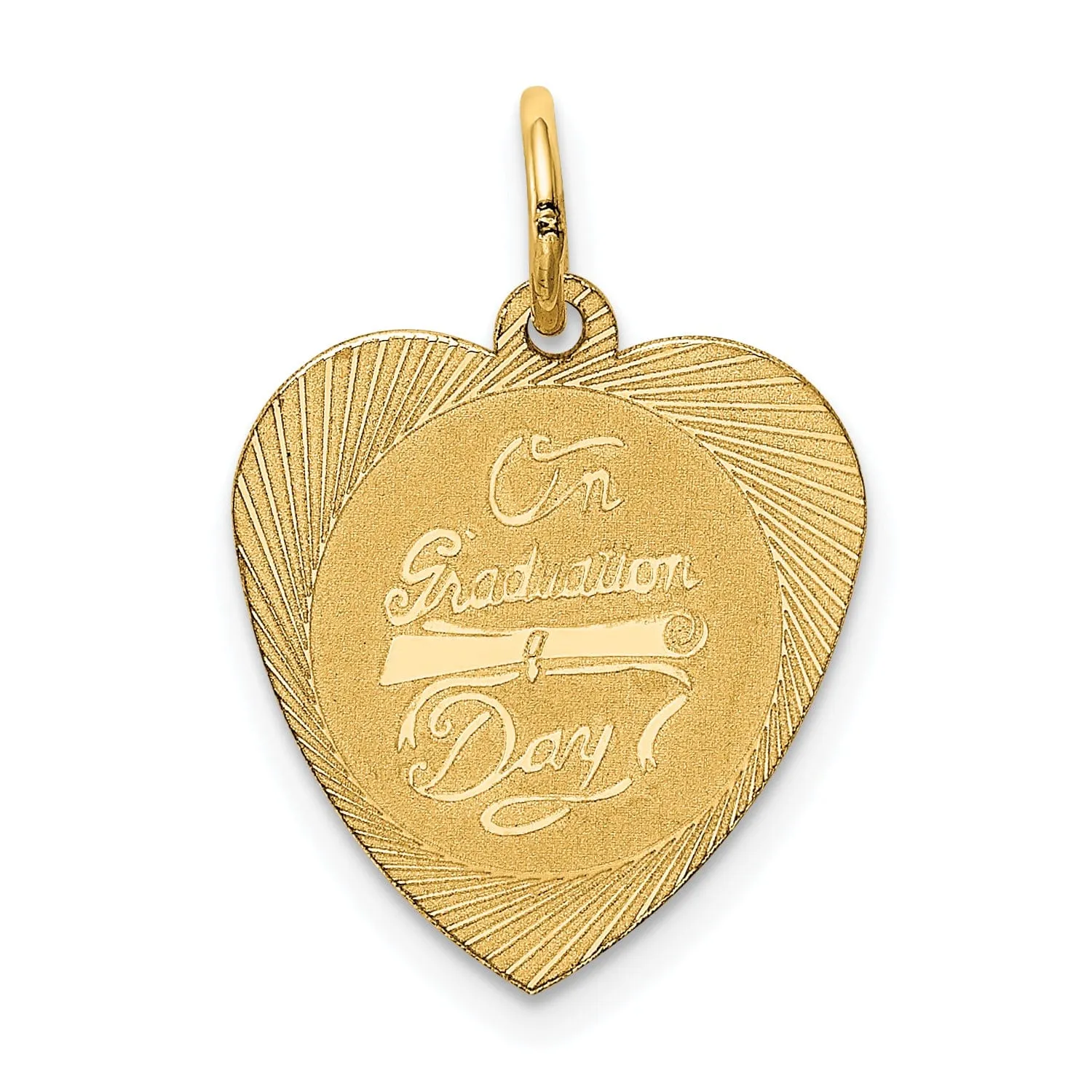 14k Yellow Gold On Graduation Day Charm