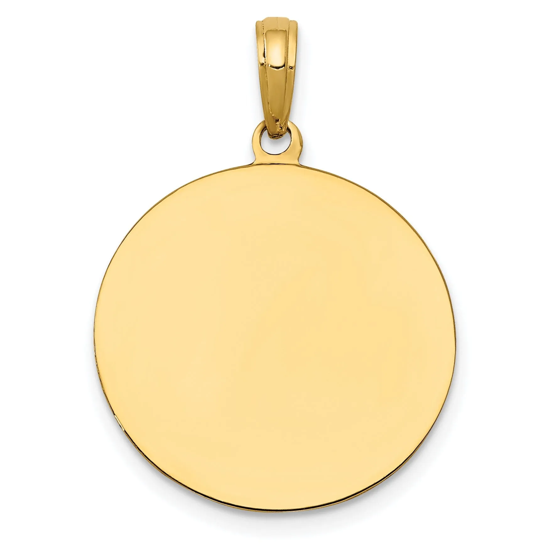 14k Yellow Gold Saint Joseph Medal Pendant