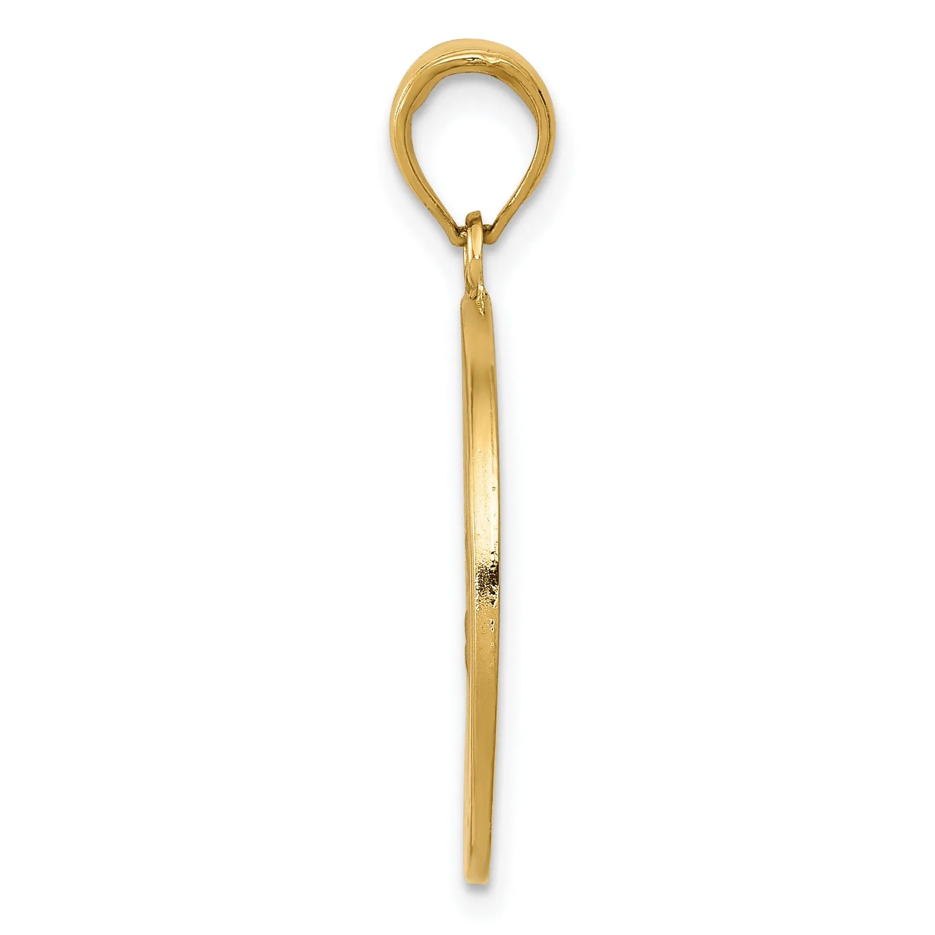 14k Yellow Gold Saint Joseph Medal Pendant