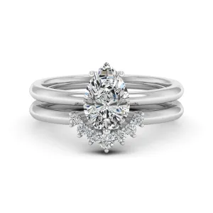 1.62 d.e.w cts Madelline Moissanite Ring