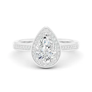 1.70 d.e.w cts Evelyn Moissanite Ring