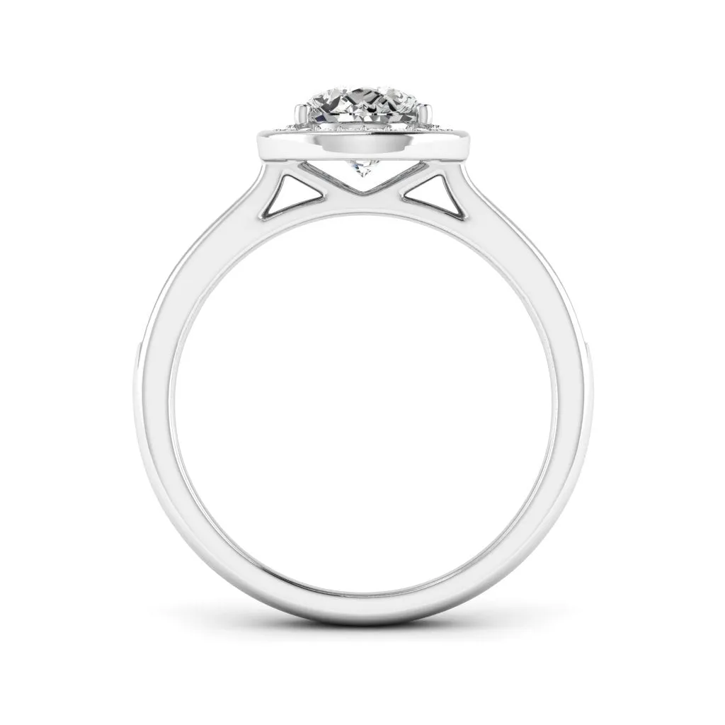 1.70 d.e.w cts Evelyn Moissanite Ring