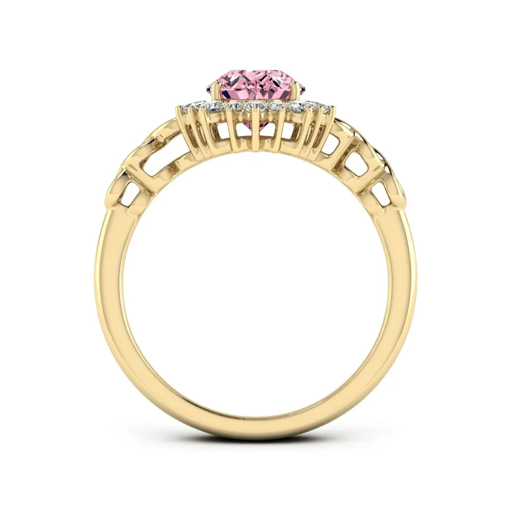 1.73 d.e.w cts Christie Moissanite Ring