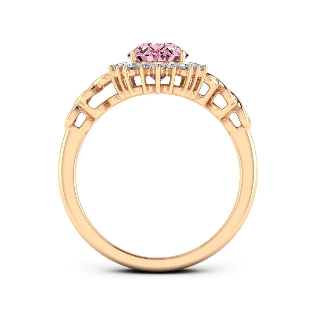 1.73 d.e.w cts Christie Moissanite Ring