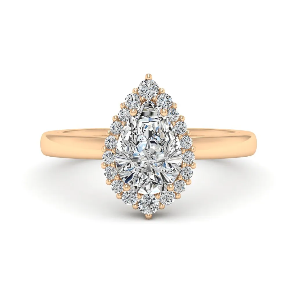 1.74 d.e.w cts Catherine Moissanite Ring