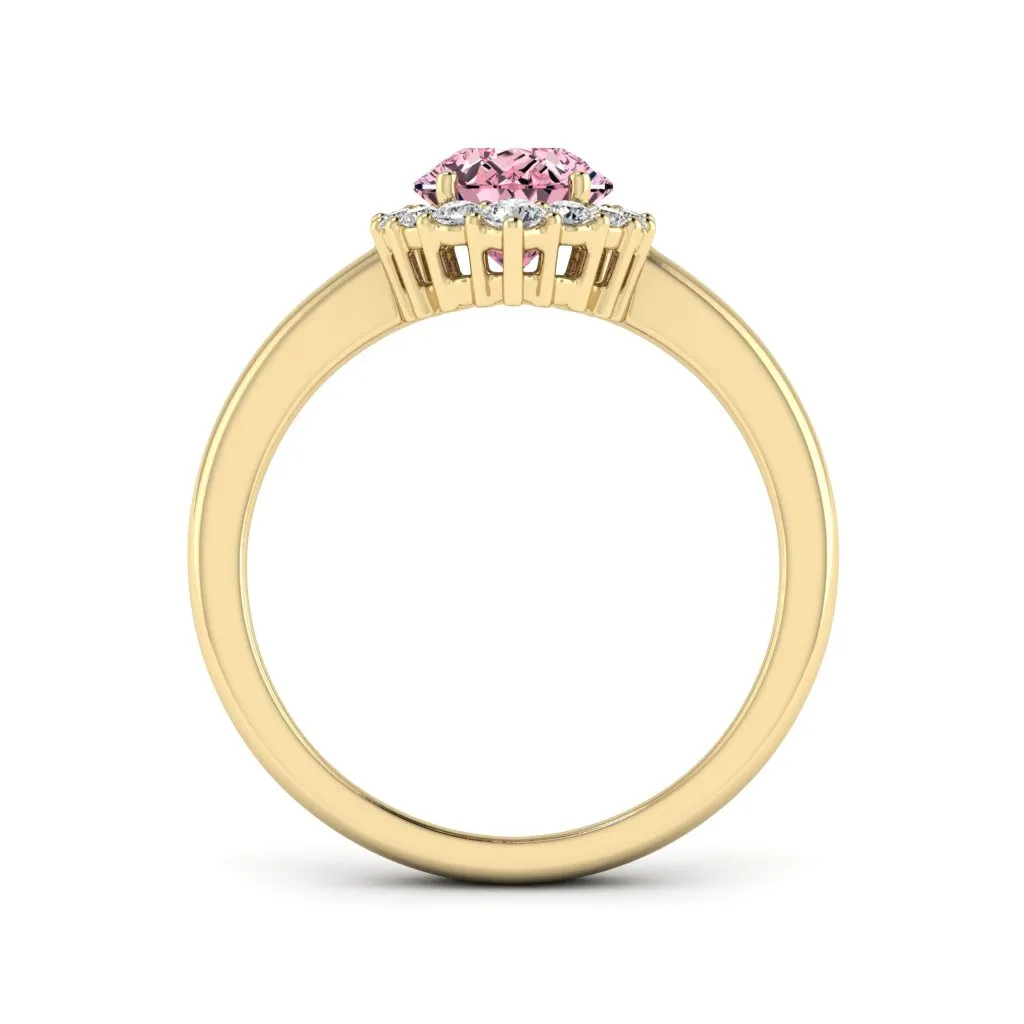 1.74 d.e.w cts Catherine Moissanite Ring