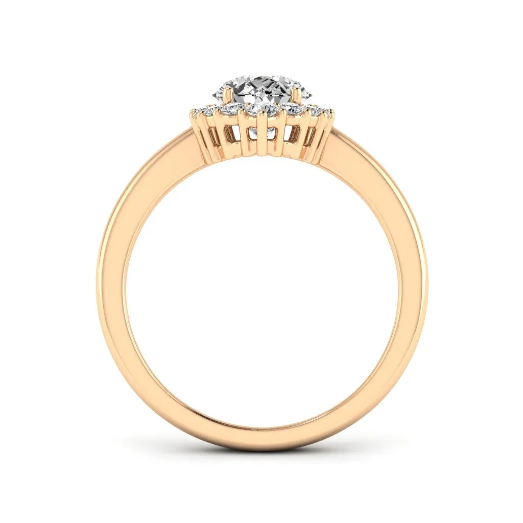 1.74 d.e.w cts Catherine Moissanite Ring