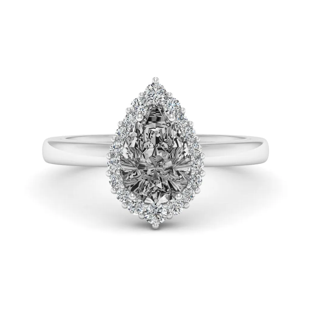 1.74 d.e.w cts Catherine Moissanite Ring