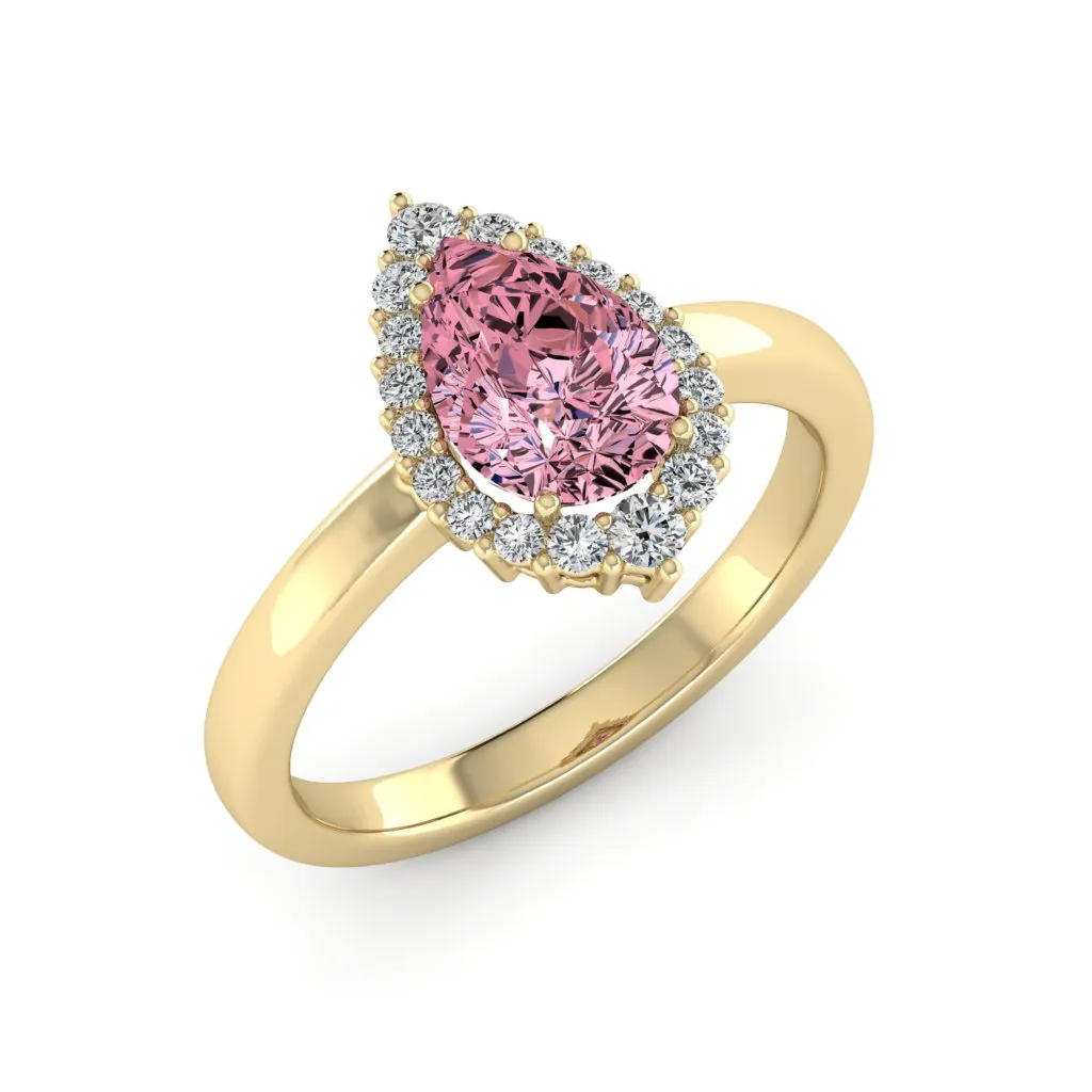 1.74 d.e.w cts Catherine Moissanite Ring