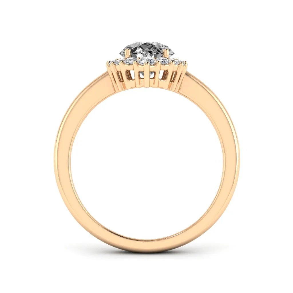 1.74 d.e.w cts Catherine Moissanite Ring