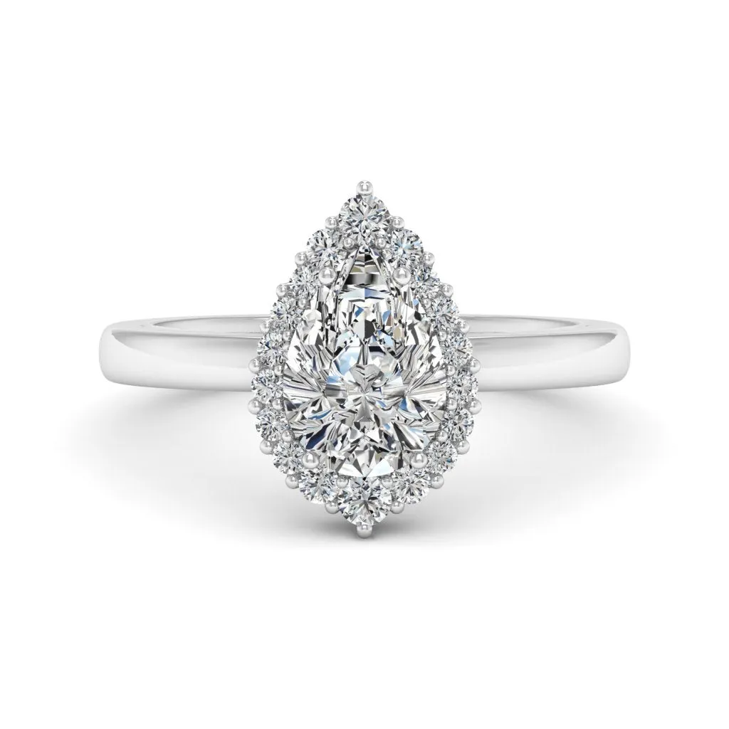1.74 d.e.w cts Catherine Moissanite Ring