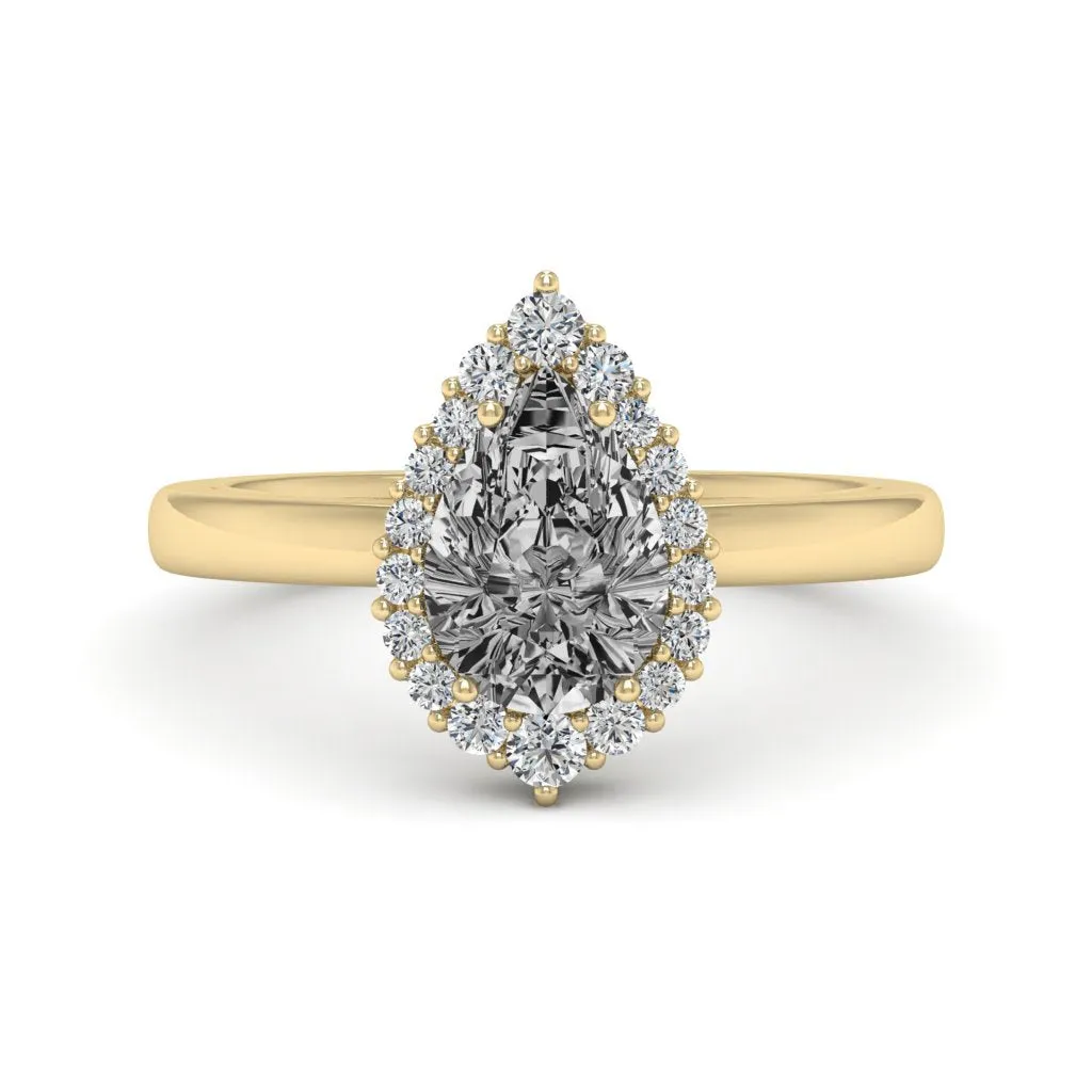 1.74 d.e.w cts Catherine Moissanite Ring