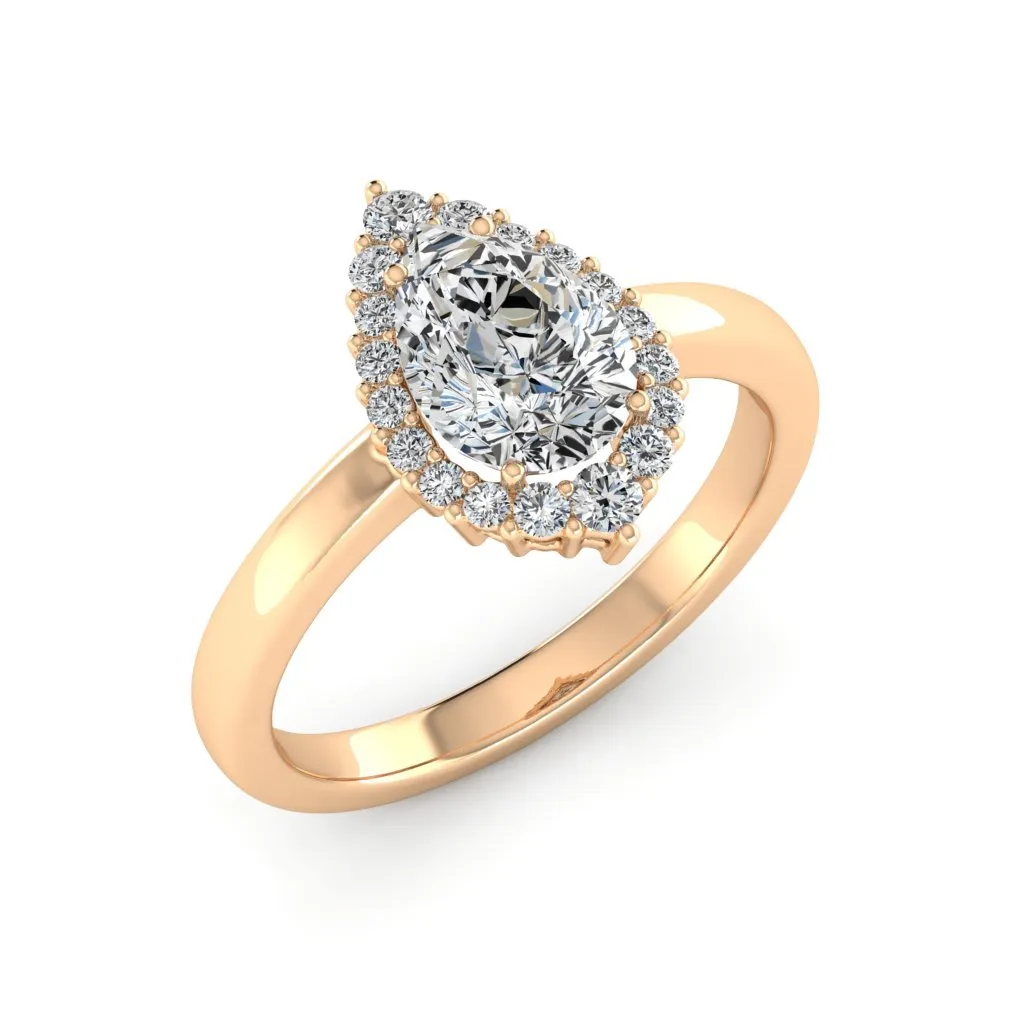 1.74 d.e.w cts Catherine Moissanite Ring