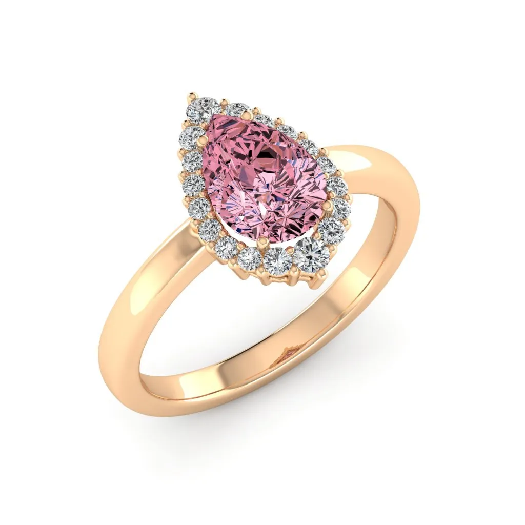 1.74 d.e.w cts Catherine Moissanite Ring