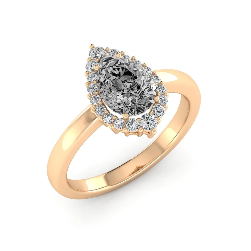 1.74 d.e.w cts Catherine Moissanite Ring