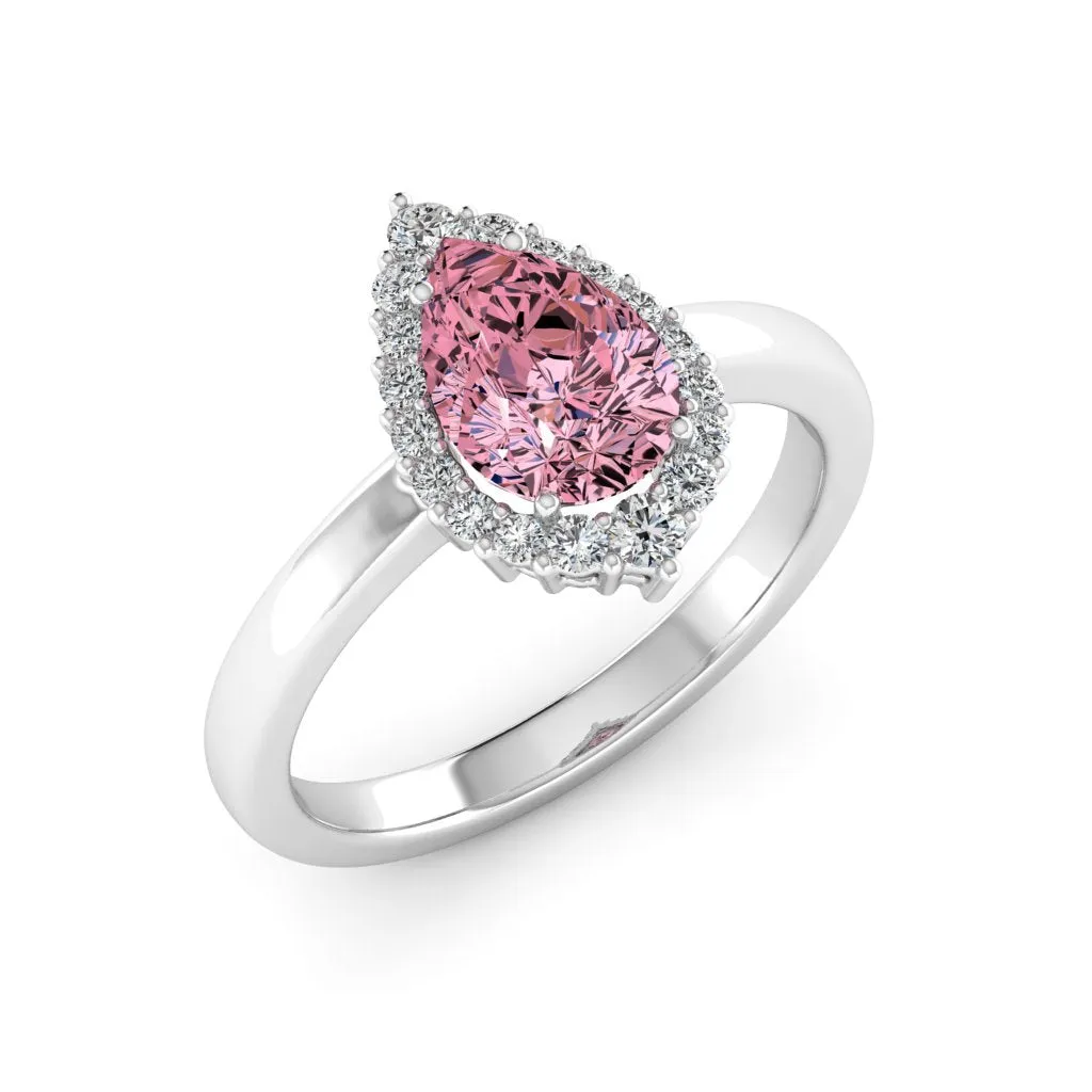 1.74 d.e.w cts Catherine Moissanite Ring